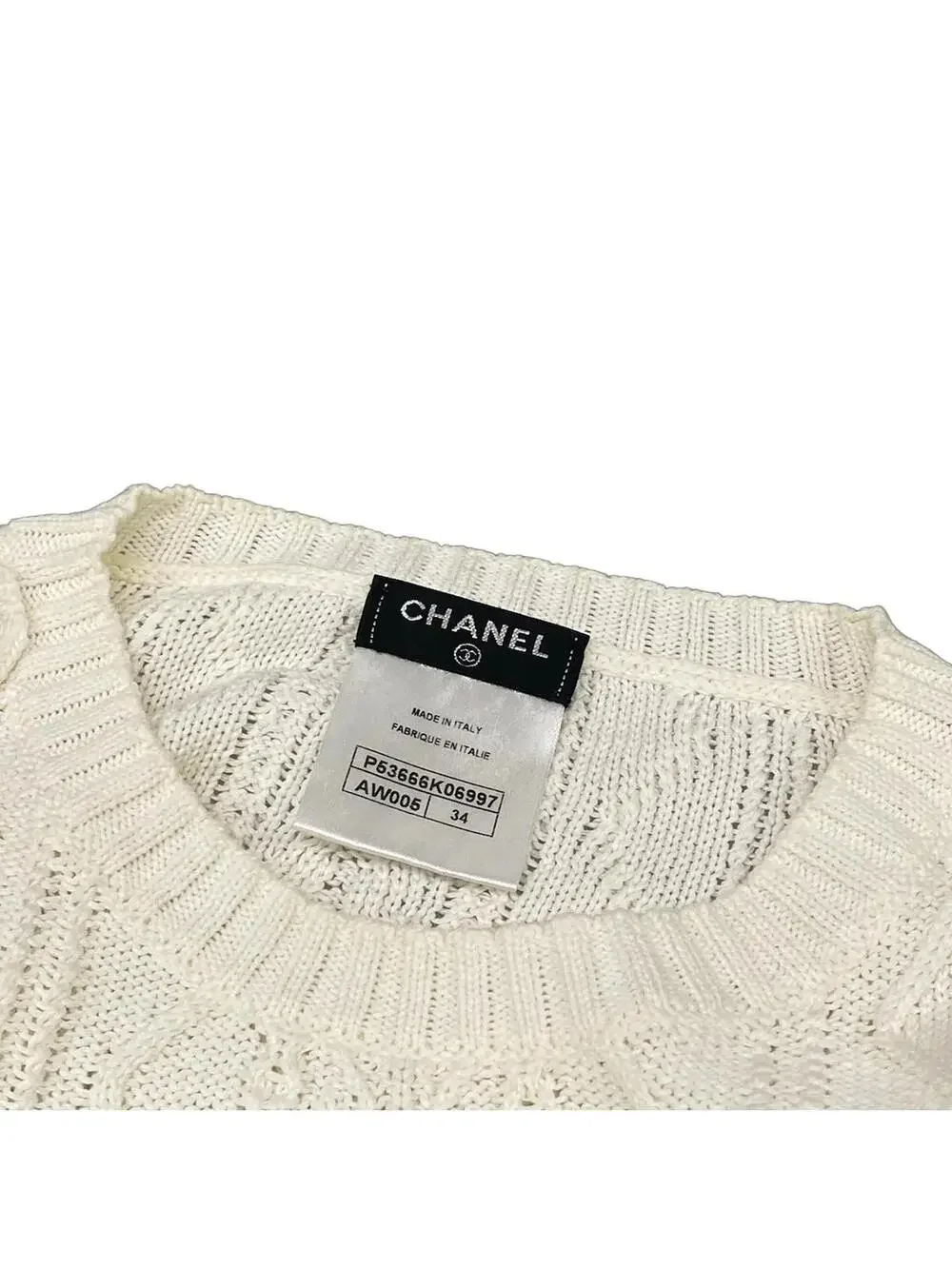 Chanel White [Outer Fabric] Cotton #300479C78B